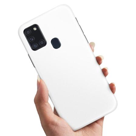 Samsung Galaxy A21s - Skal / Mobilskal Vit Vit