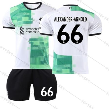 23 Liverpoolin vierasjalkapallopaita NR 66 Alexander-Arnold paita #M