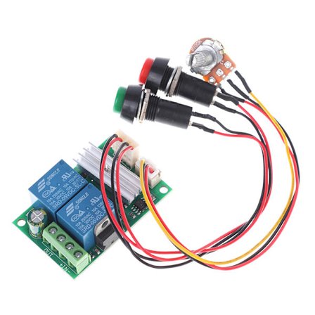DC 6V 12V 24V PWM DC motorhastighedsregulator frem og tilbage