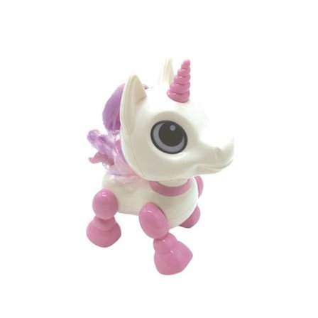 Power Unicorn Mini Unicorn Robot - Lys- og lydeffekter - Håndklapkontrol - Gentag