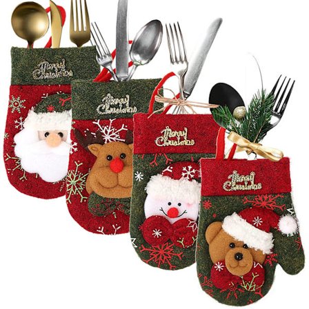 Sæt med 4 Julebestikholdere