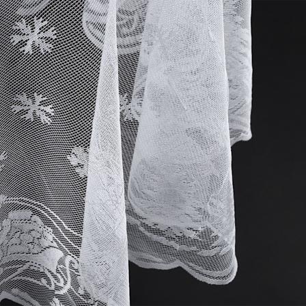 Säker spetsduk Jul Element Semesterfest Bordsduk Heminredning(5#)