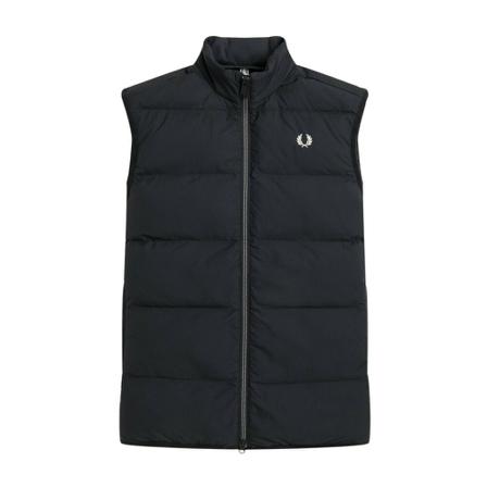 Fred Perry Vests Sort, Herre Veste, Størrelse: L
