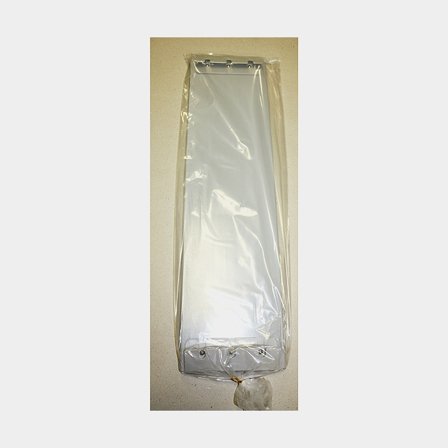 Sits för gummibåt, trä, grå 75cm x 1,8cm