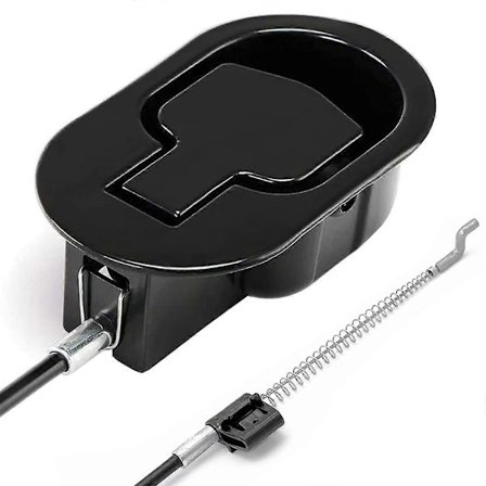 Metallfåtöljshandtag Ersättningsdelar med Kabel, Sofffrigöringsspak Draghandtag, Passar Ashley och de flesta Fåtöljsoffmärken, Hängstol (Fww)