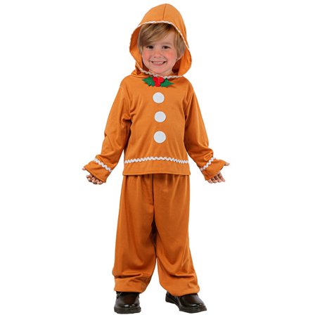 Pepparkaksgubbe Maskeraddräkt Barn 3-4 år