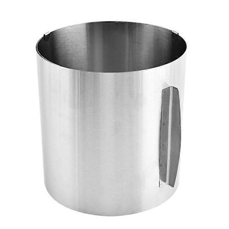 Justerbar kakering høy 20 cm - Justerbar bakerings i rustfritt stål - Høy bakeform kompatibel med Ea