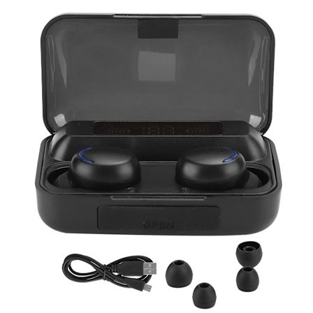 F9-5 Musta ABS LED Digitaalinen Näyttö Hengitysvalo Kosketusohjaus Langattomat Kuulokkeet Koti Toimisto Kuulokkeet