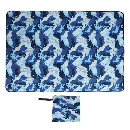 Picnic Tæppe Vandafvisende Blødt Pletbestandigt Foldbart Bærbar Stor Udendørs Picnicmåtte til Strand Camping