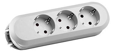 BACHMANN SMART 3xSchuko, wt, without