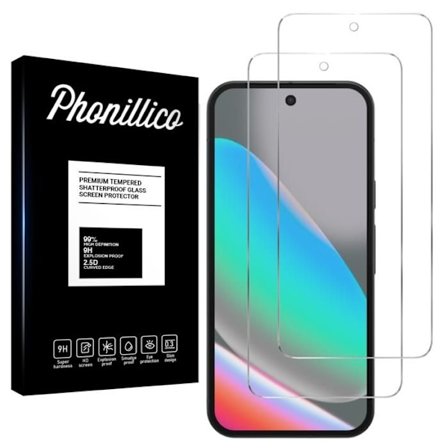 Hærdet Glas til Google Pixel 10 / Pixel 10 Pro [Pakke 2] Beskyttelsesfilm til Skærm Phonillico