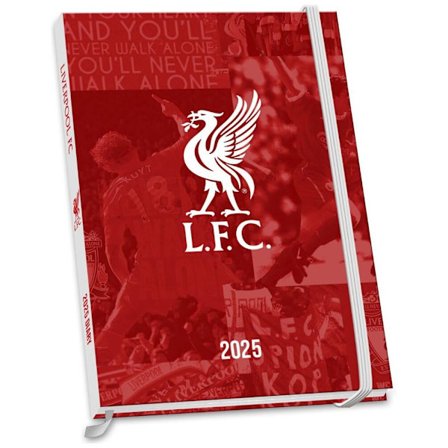 Liverpool Päiväkirja A5 2025