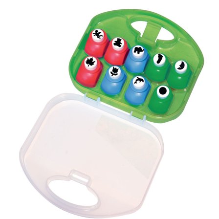 PLAYBOX Hemslöjdsspakstanssats, 9 mallar, 18 mm 9/fp - Lyreco - Skola och förskola - Bild och form - Figurstansar och mönsterverktyg