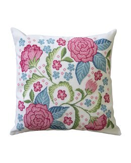 Broderipakke Pute Blomster - Svarta Fåret