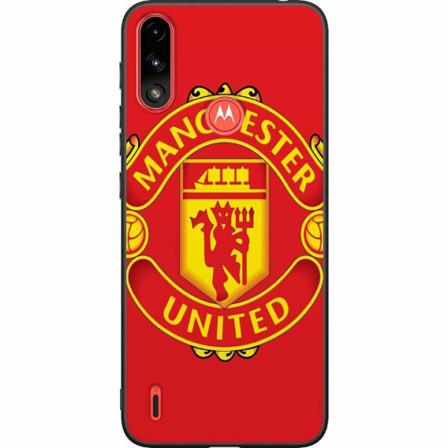 Motorola Moto E7i Power Svart Skal Manchester United Fc
