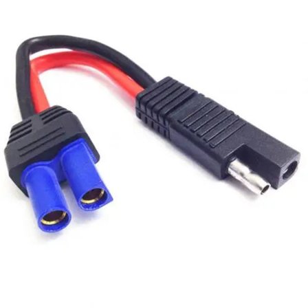 1-48V EC5 Hona Kontakt till SAE DC Solenergi Batteri Bilkabel Förlängningssladd Bil Startsystem Kontakter Silikon