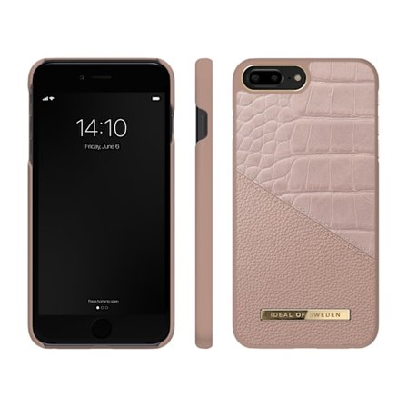 IDeal of Sweden Atelier Case iPhone 8/7/6/6S Plus Rose Smoke Croco
