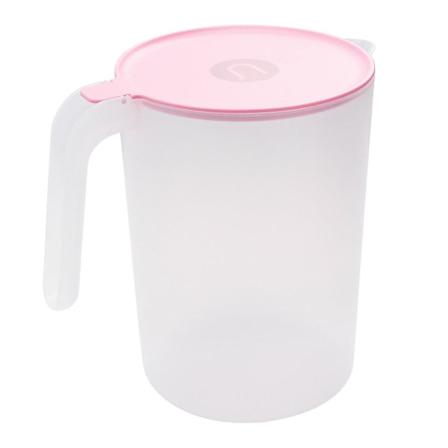 1 kpl ml Muovijuomakattila Lämpöä Kestävä Kylmävesikannu Mehupannu Kahvalla (vaaleanpunainen)Vaaleanpunainen 19X18.7CM Pink 19X18.7CM
