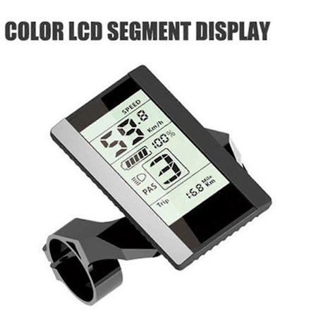 Sort Ebike Display 800S til BBS01 BBS02 HD Midtmotor Pakke Inkluderer 1 Display