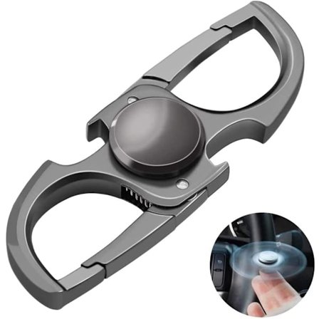 2 avaimenperän pullonavaaja, kestävä auton avaimenperän rengas, gyroskooppi