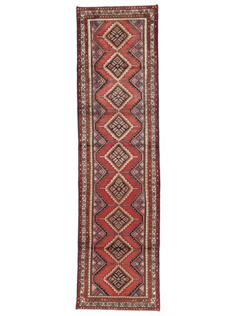 Medallion Small Hamadan Rug 78X290 Wool