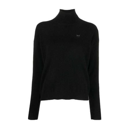 Pinko Turtlenecks svart, Dam Polotröjor, Dam, Storlek: XS