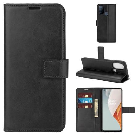 Oneplus Nord N100 - Plånboksfodral - Svart Black Svart