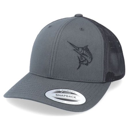 Skillfish - Grå trucker Keps - Marlin Fishing Grey Trucker @ Hatstore