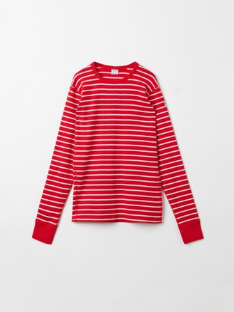 Polarn O. Pyret - Striped top for adult - XL - Childrenswear - red
