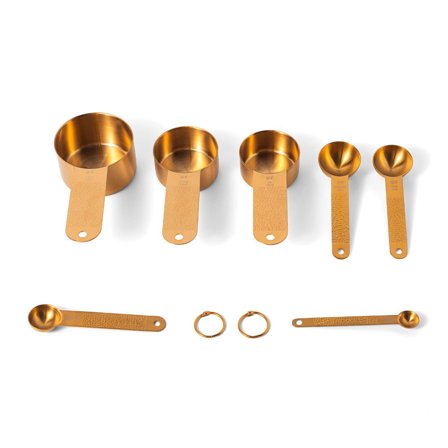 Vargen & Thor Frost måttsats 7 delar, mässing | Matlagning > Köksredskap > Mått och Måttsatser > Måttsats | Bagaren och Kocken