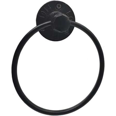 Industrielt Håndklædering Rustik Håndklædeholder Rør Vægmonteret til Badeværelse