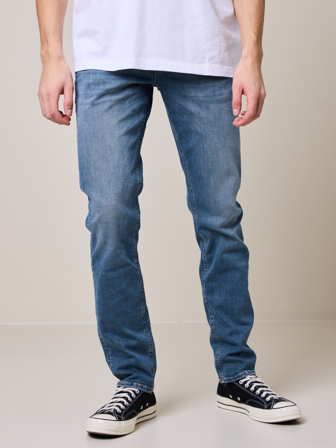 MATCH - Skinny Sid vintage - Henry Choice - Str. 2930 - Herre - Bukser & Jeans - Blå - 93% Bomull, 5% Elastisk polyester og 2% Elastane