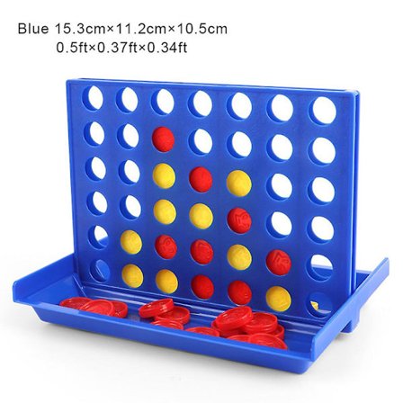 Stort Connect Four På Rad 4 På En Linje Brettspill Barn Utdanningsleker [DmS]