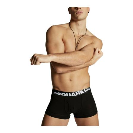 Dsquared2 Bottoms , Zwart , Heren , Maat: M BoxerKorte Broek