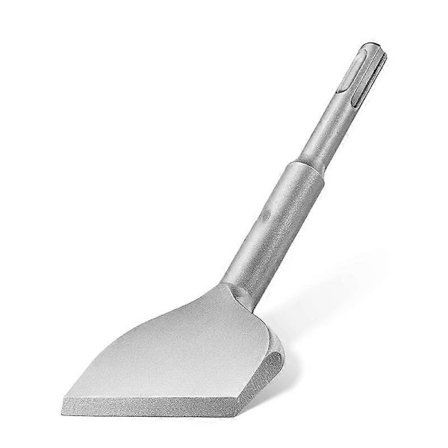 Kakelmejsel SDS Plus Mejsel - 165X75mm Bred för Hammare, Platt Mejsel Vinklad, 42CrMo Specialstål, , Skarp