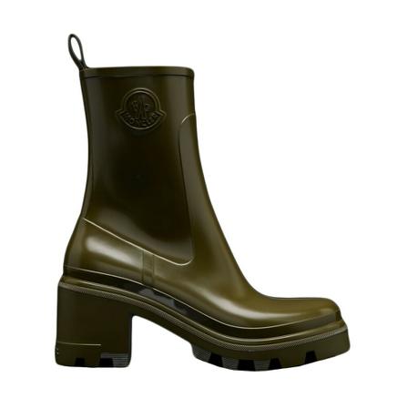Moncler, Loftgrip Rain Boots Zielony, Kobieta, Rozmiar: 37 EU