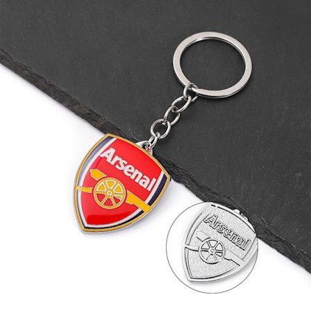 2-pakning Fargerike Metallnøkkelringer for Biler, Suvenirer og Gaver til Fotballfans