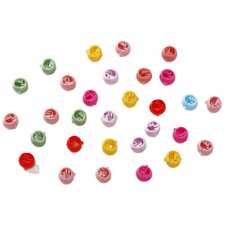 30 st Mini Grab Clip Hårklämmor Halkskydd Liten Blommor Bönor Flerfärgade Käftklämmor Kvinnor Hårtillbehör