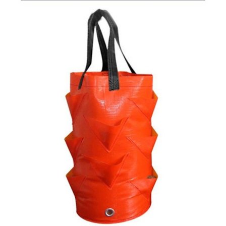 1 stk. plantepose Haveblomsterplantepose Luftig haveplante fugtgivende åndbar pose Jordbærplantningsopbevaringspose MYY