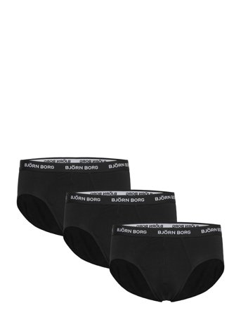 Björn Borg Cotton Stretch Brief 3P - Black - L