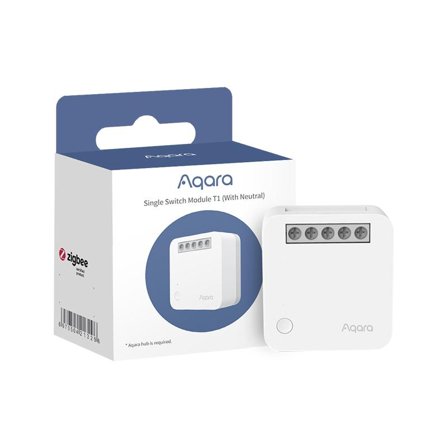 Aqara Single Switch Module T1 2500W (med nøytralleder)