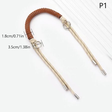 1 stk veskestropp for gjør-det-selv-håndlaget vevd tau tote bag stropp Mini B