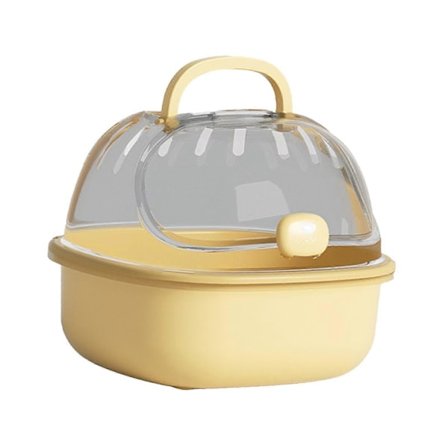 Hamster Transportbur, Hamster Resebur med Vattenflaska, Stor Husdjursbur för Utflykter, Liten Djurtransportbur för Semester