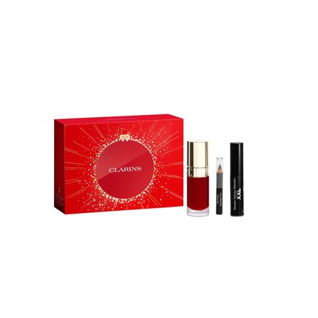Clarins COFANETTO Make-up: Lip Oil, Mascara Wonder Volume XXL e Crayon Khôl - Cofanetto Make Up