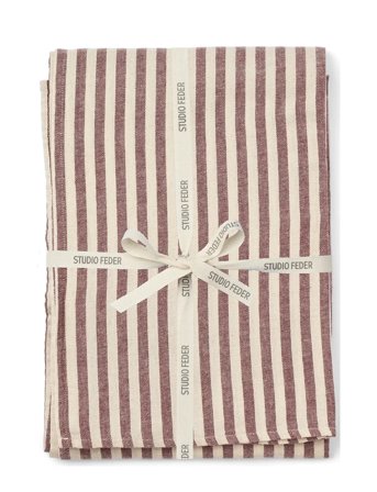 STUDIO FEDER Kori Table Cloth - Cot/Lin - Brown - 140X250CM