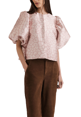 Malina By Cleo Blouse Blusar Dam Beige S