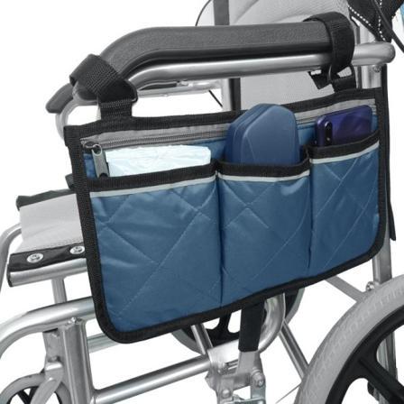 Elektrisk scooter Kørestol Armlæn Side Opbevaringspose Blue