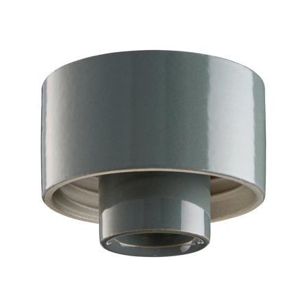 Ifö Electric 55717-000-12 Sockel rak, E27, IP44 Grå, Belysning