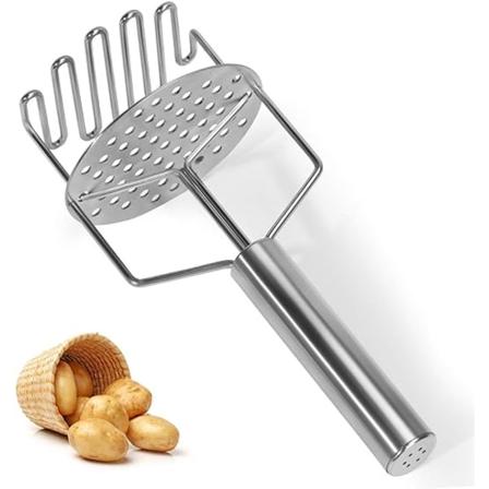 Manuell Potatispress, Potatispress i Rostfritt Stål, Potatismosare