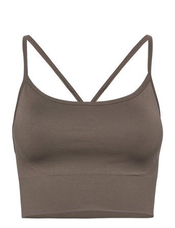 Hilde Seamless Sports Bra Sport Bras & Tops Sports Bras - All Brown Rethinkit